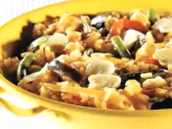 Receita Paella de legumes (vegana)