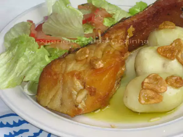 Receita Bacalhau frito em azeite
