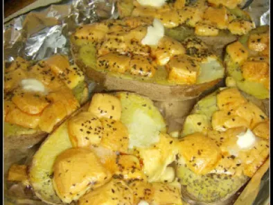 Receita Batatas assadas com queijo raclette