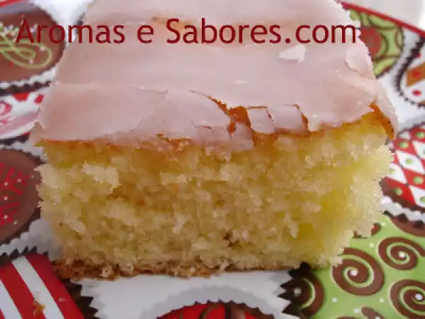 Receita Bolo inglês - pound cake de limão