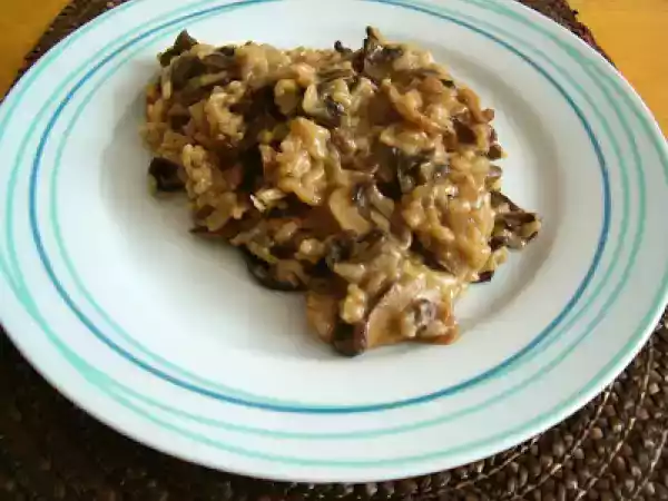 Receita Risotto de cogumelos secos