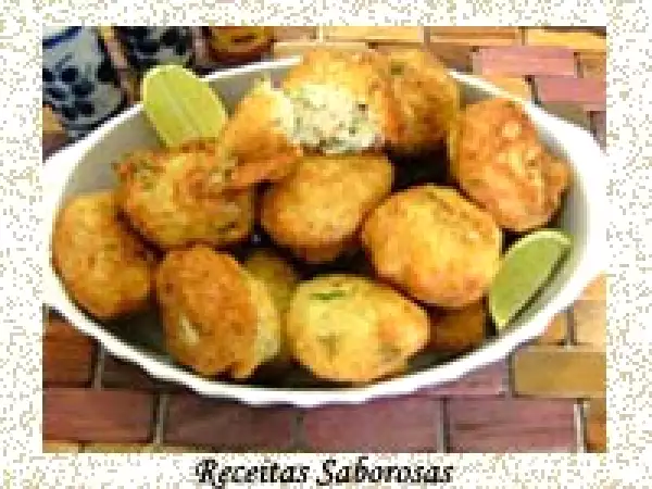 Receita Bolinho de peixe