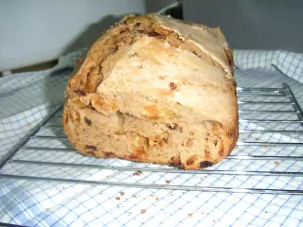 Receita Pão rústico com passas