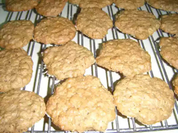 Receita Bolachas de aveia