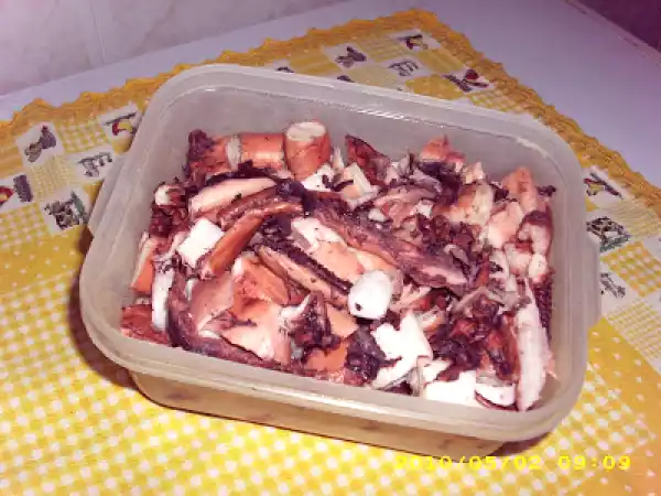 Receita Polvo cozido