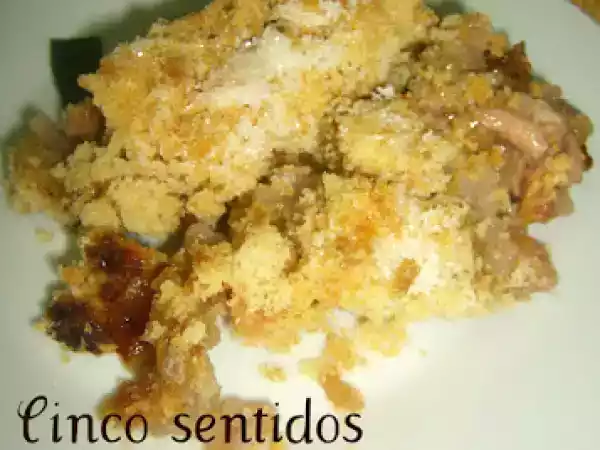 Receita Crumble de banana