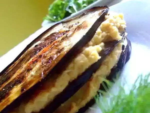 Receita Beringela com hummus