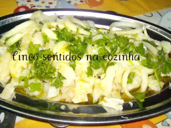 Receita Bacalhau frio