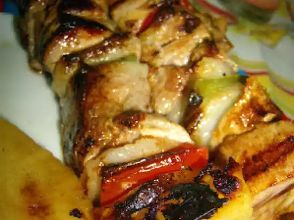 Receita Espetadas de peru tropicais