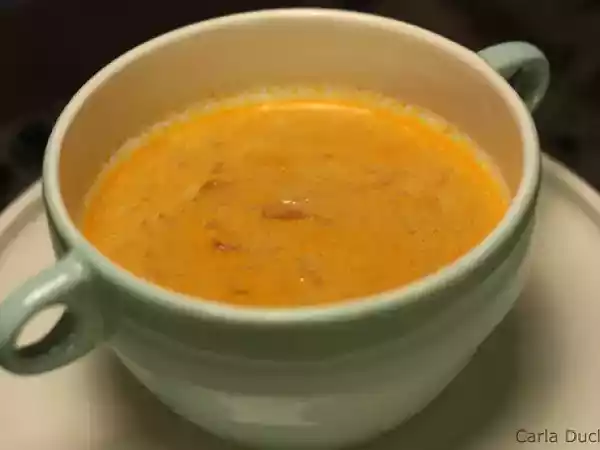 Receita Sopa de legumes e camarão