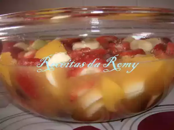 Receita Salada de fruta