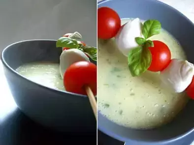 Receita Sopa de manjericão e batata