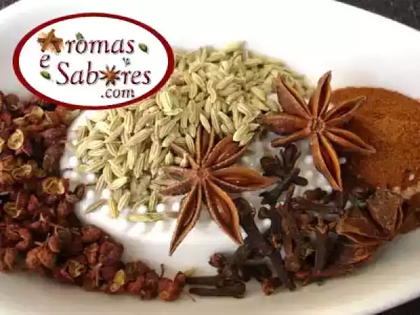 Receita Cinco especiarias chinesas
