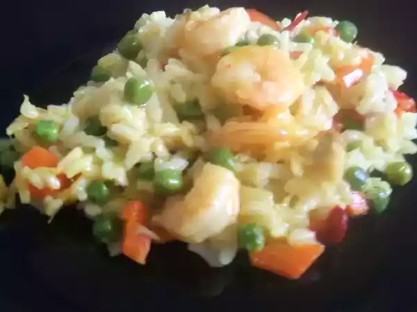 Receita Paella de bacalhau
