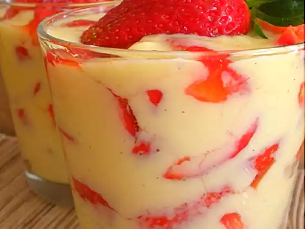 Receita Trifle de morango