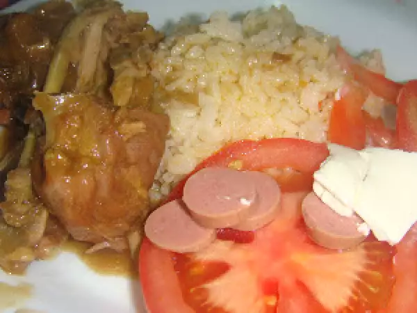 Receita Frango caseiro com sopa de cebola e cerveja