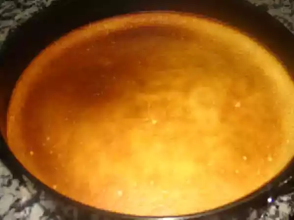 Receita Tarte de queijo creme e farinha custard com base de bolacha e passas