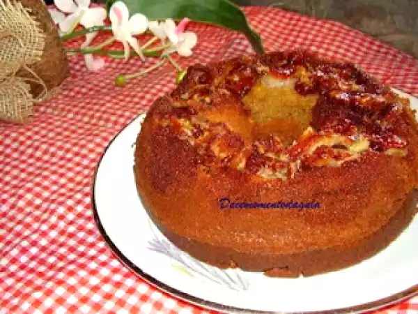 Receita Bolo de melado c/ banana