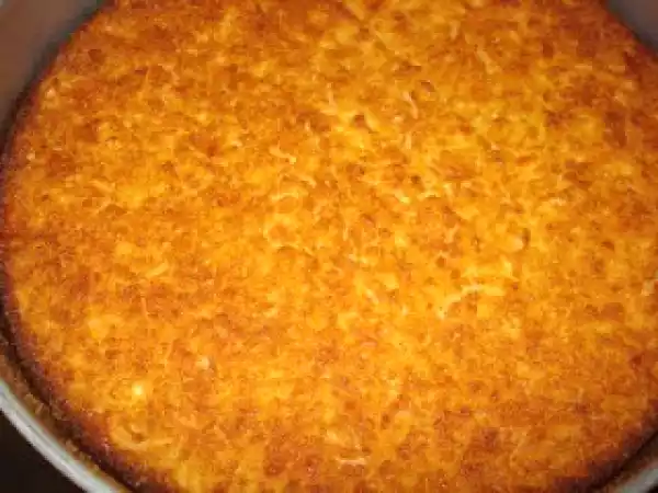 Receita Bolo de mandioca e queijo