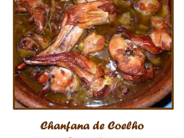 Receita Chanfana de coelho