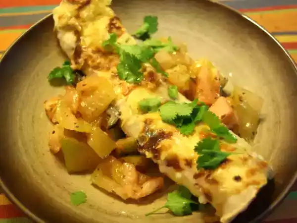 Receita Enchiladas de carne picada e azeitona
