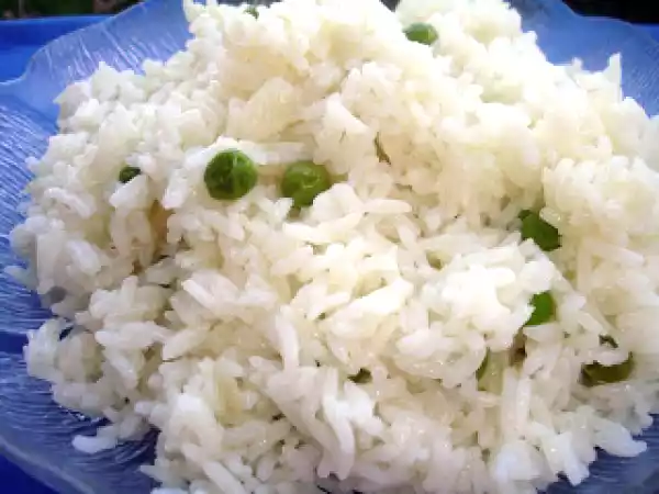 Receita Arroz thai jasmin com ervilhas