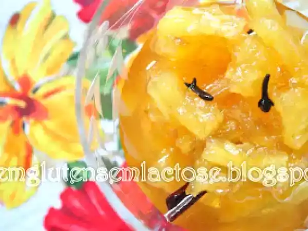 Receita Abacaxi caramelado