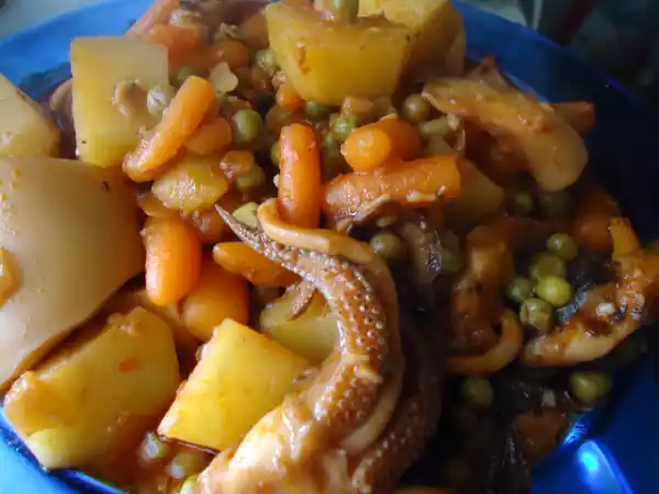 Receita Jardineira de chocos