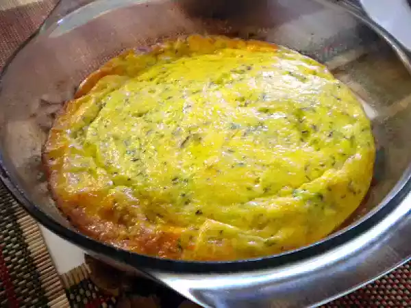 Receita Flan de courgettes