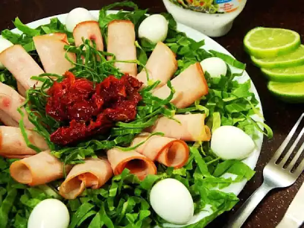 Receita Salada de almeirão no capricho!