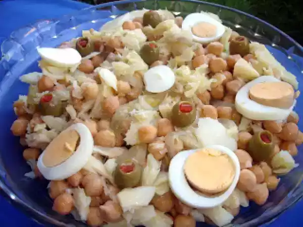 Receita Meia desfeita de bacalhau