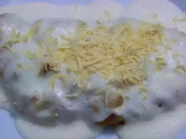 Receita Bifes ao molho de nata.