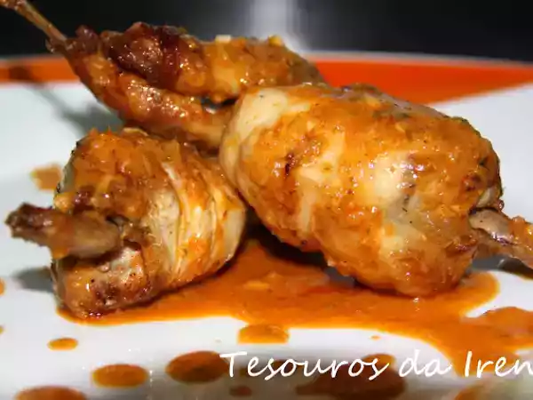 Receita Cordonizes fritas com molho de piripiri