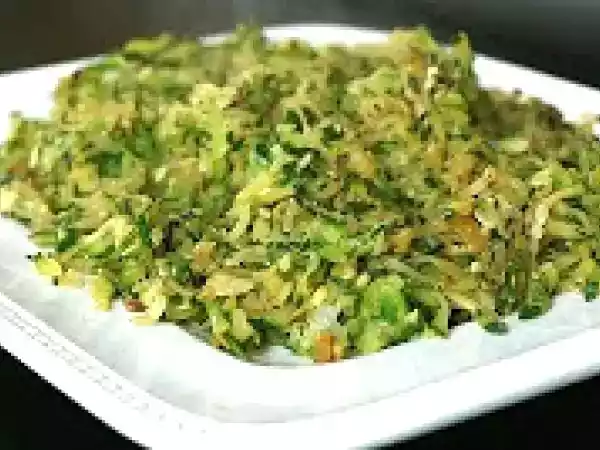 Receita Abobrinha ralada (vegana)