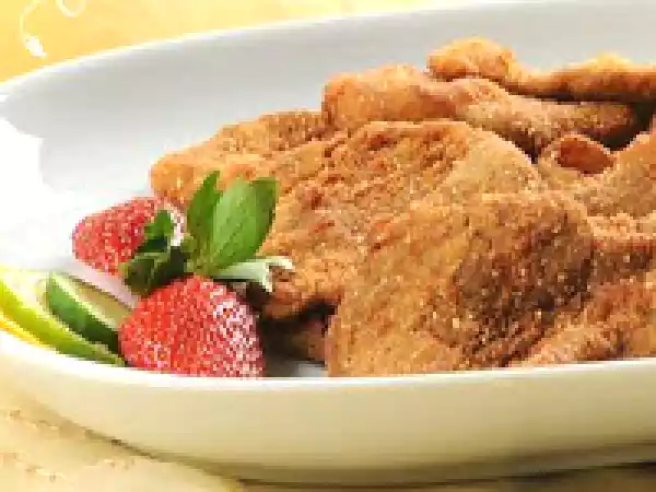 Receita Bifes de glúten empanados (vegana)