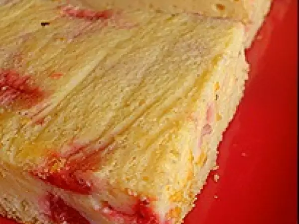 Receita Bolo de quark com morango (0%)