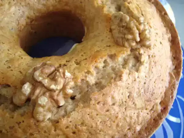 Receita Bolo de sultanas e nozes