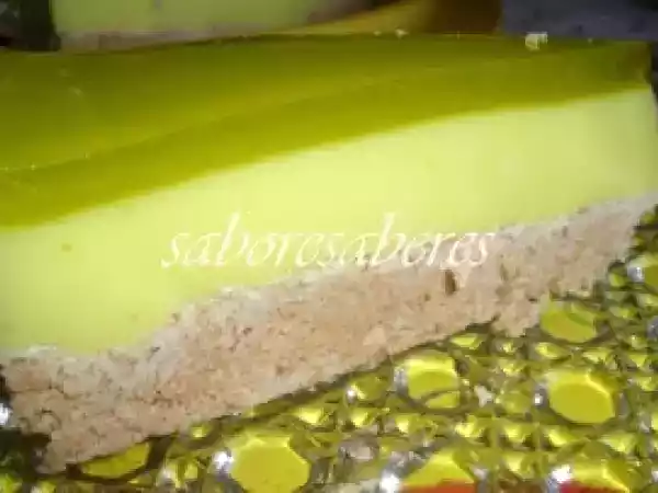 Receita Semi-frio light sabor a ananás