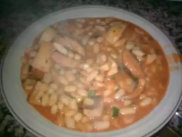 Receita Feijoada de choco