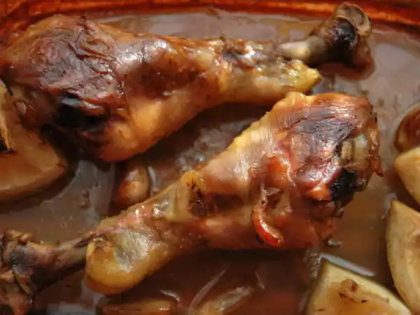 Receita Frango com sálvia e aji-no-moto