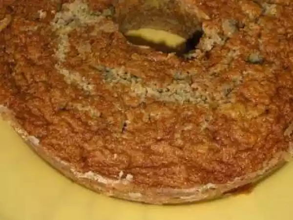 Receita Bolo de café com amêndoa e maçã