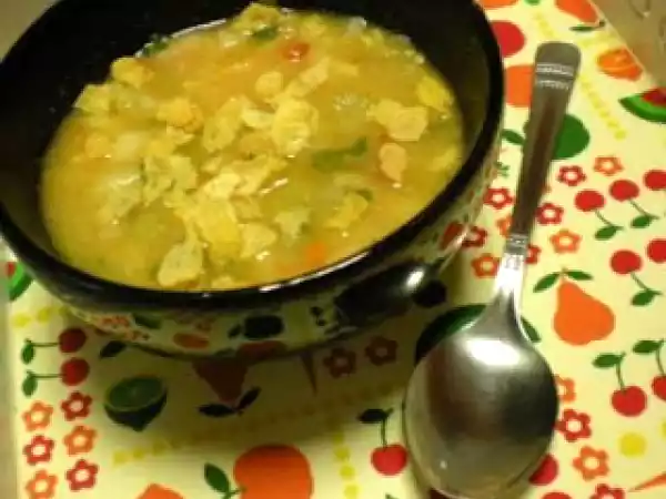 Receita Sopa de legumes com flocos de quinoa e de milho