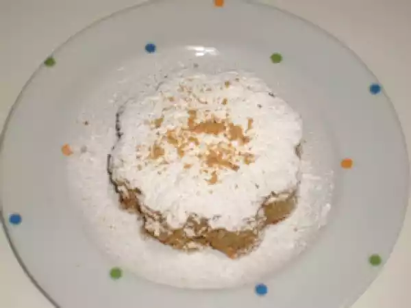 Receita Bolo úmido de amêndoas.