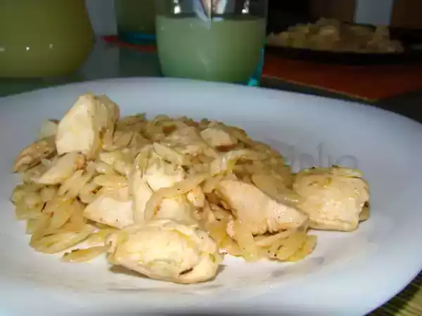 Receita Frango com alecrim e massa pontinha