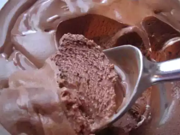 Receita Sorvete de chocolate
