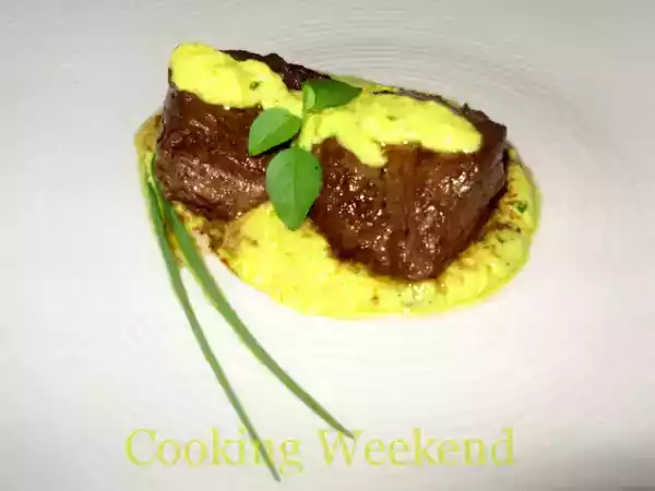 Receita Receitas - escalope ao molho holandês