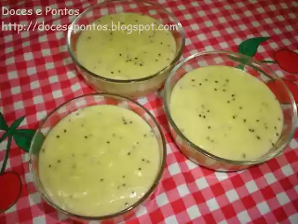 Receita Creme de kiwis