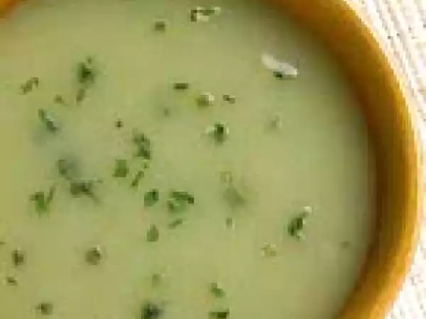 Receita Creme de ervilha (vegana)