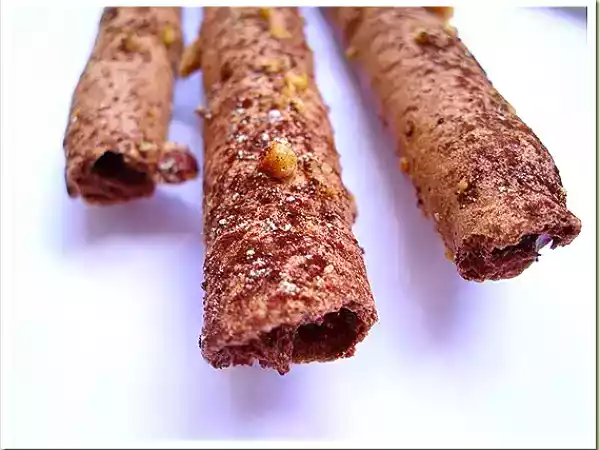 Receita Biscoito waffle para sorvetes