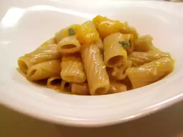 Receita Macarrão com abóbora
